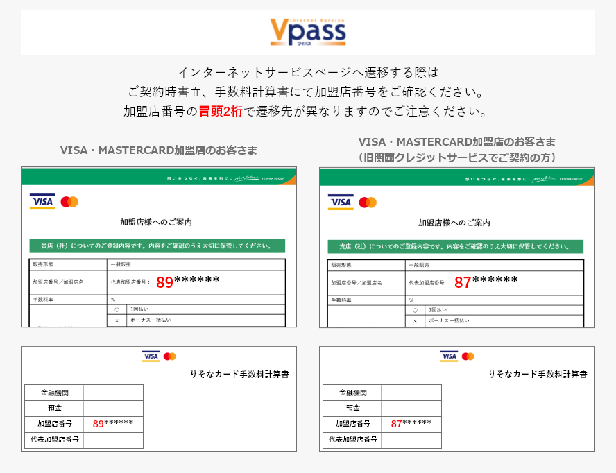加盟店インターネットサービスで、どのような種類の資料の請求ができ 