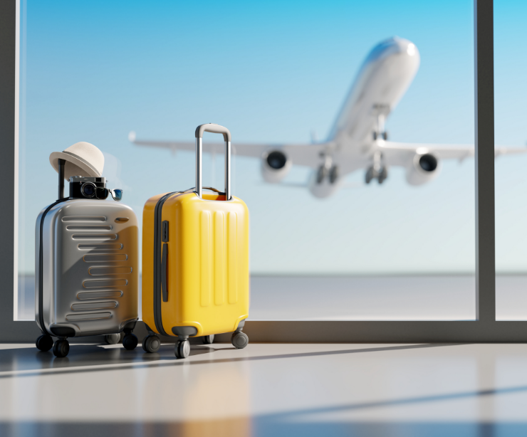 重くて多い面倒な旅行の荷物もお任せ！到着先の空港まで優待価格で宅配し、手荷物保安検査も代行します。