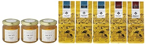 〈ラムテテ〉ワイルドフラワーハニーと〈NACHA COFFEE〉コーヒー詰合せ