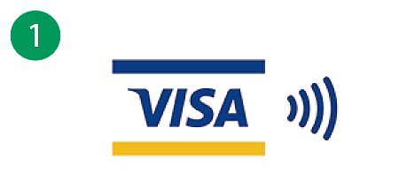 Visaのタッチ決済対応マーク