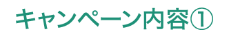 キャンペーン内容①